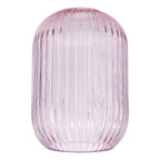 SAW6503 Sawyer Easy Fit Pendant Pink Ribbed Glass