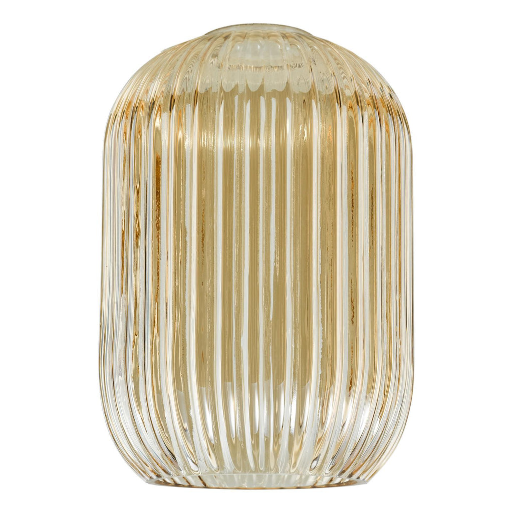 SAW6506 Sawyer Easy Fit Pendant Champagne Ribbed Glass