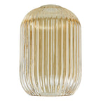 SAW6506 Sawyer Easy Fit Pendant Champagne Ribbed Glass