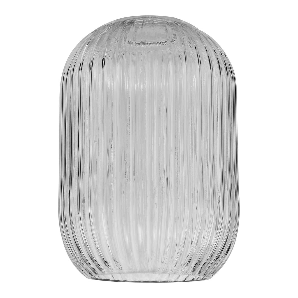SAW6510 Sawyer Easy Fit Pendant Smoked Ribbed Glass