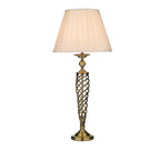 SIA4275 Siam Table Lamp Antique Brass With Shade