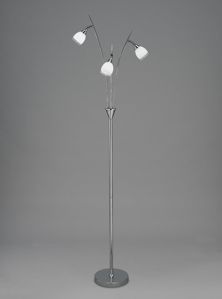 SL219 Lutina 3 Light Floor Lamp Chrome (S)
