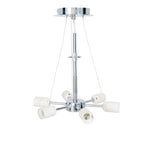 SP0650 6 Light Suspension Polished Chrome