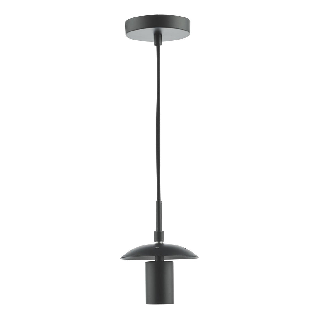 SP72 1 Light E27 Suspension Matt Black
