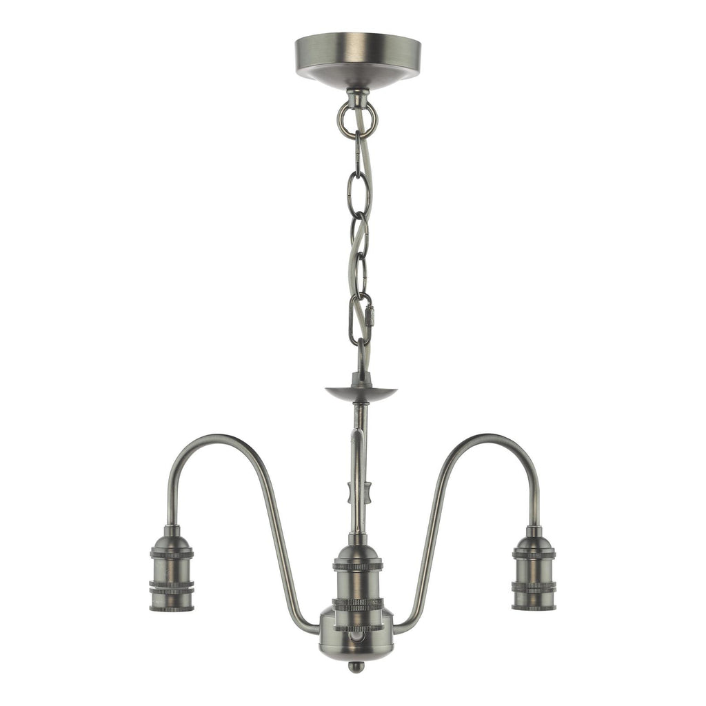 SPB0361 3 Light E14 Armed Suspension Antique Chrome