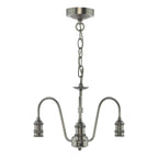 SPB0361 3 Light E14 Armed Suspension Antique Chrome