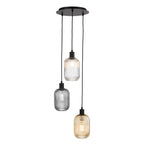 SPC0322 3 Light Suspension Matt Black