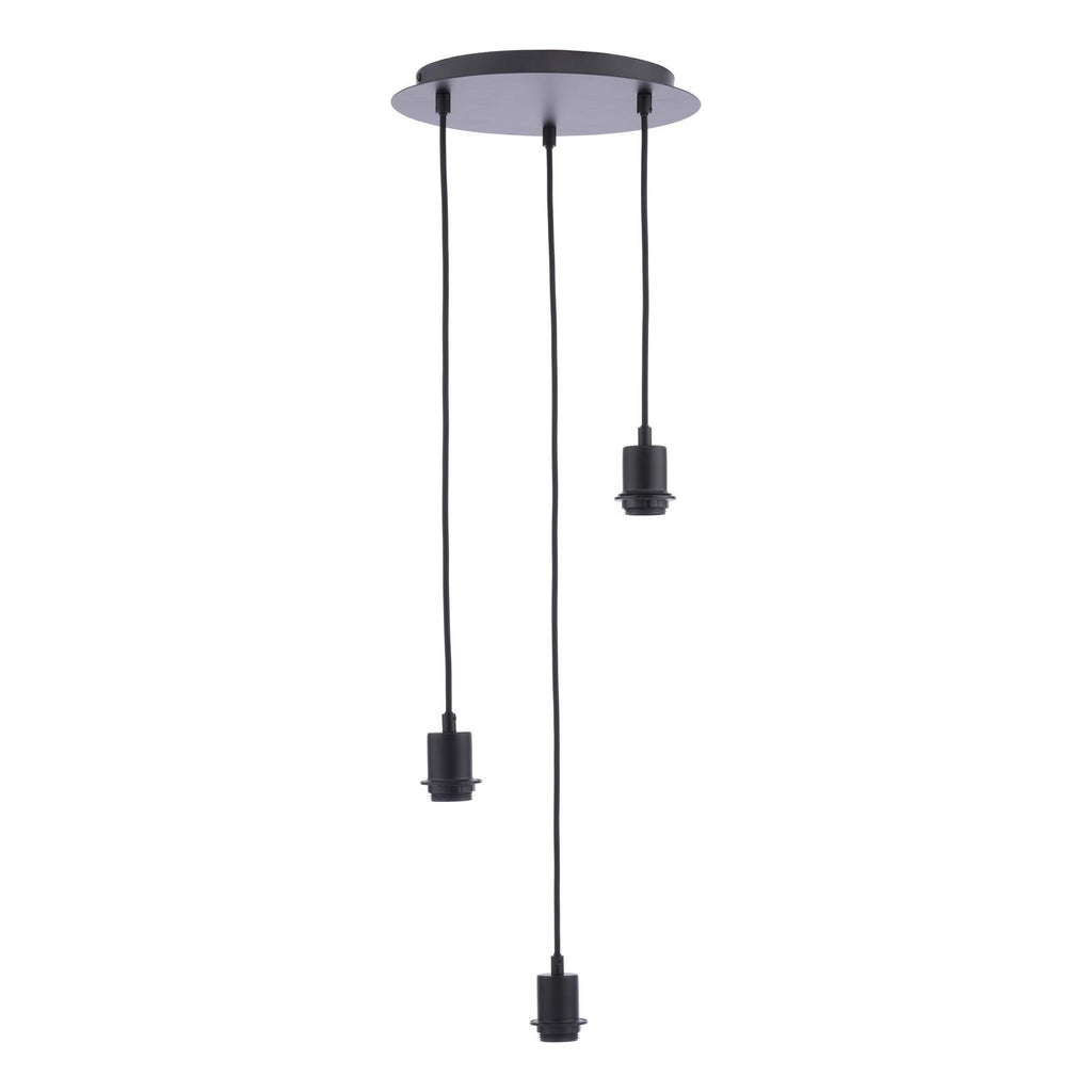 SPC0322 3 Light Suspension Matt Black
