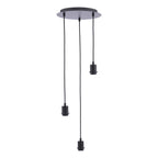 SPC0322 3 Light Suspension Matt Black