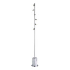 SPI4950-F Spiral 6 Light Floor Lamp Polished Chrome Base Only (S)