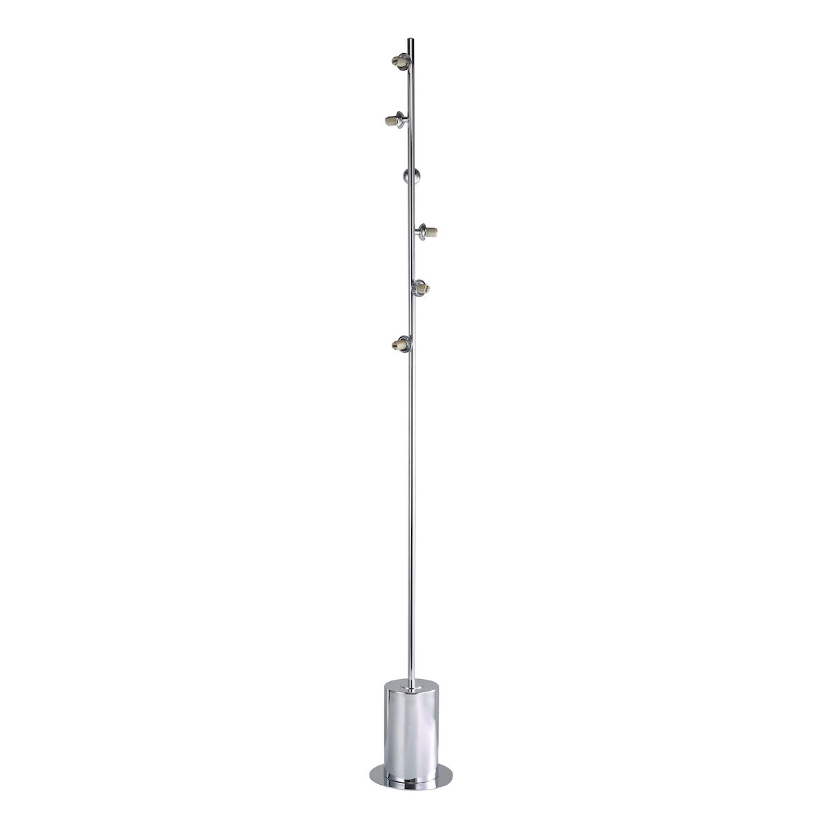 SPI4950-F Spiral 6 Light Floor Lamp Polished Chrome Base Only (S)