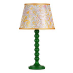 SPO4224-FRI1026 Spool Table Lamp Green With Shade