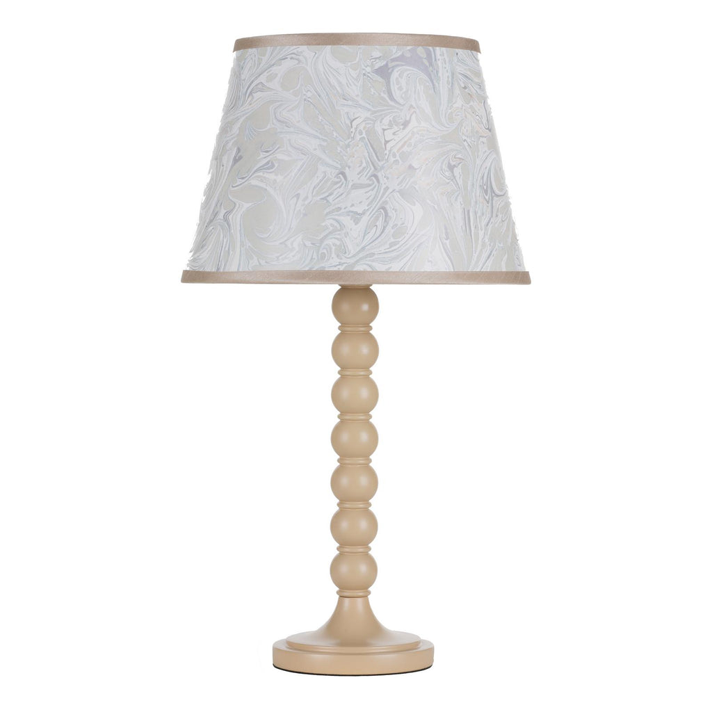 SPO4229-FRI1029 Spool Table Lamp Cream With Shade