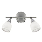 SPOT8962 Lutina 2 Light Spot Wall Light Chrome (S)