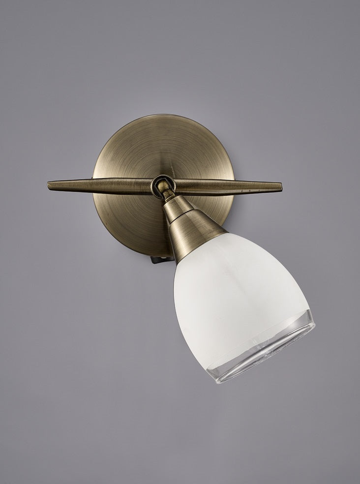 SPOT8981 Lutina 1 Light Wall Light Bronze (S)