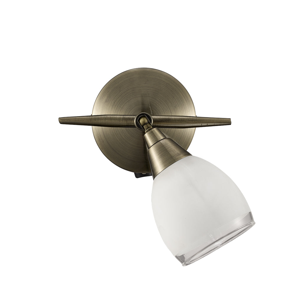 SPOT8981 Lutina 1 Light Wall Light Bronze (S)