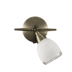 SPOT8981 Lutina 1 Light Wall Light Bronze (S)