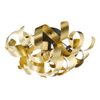 SWA0422-05 Swash 4 Light Flush Matt Black and Brushed Gold