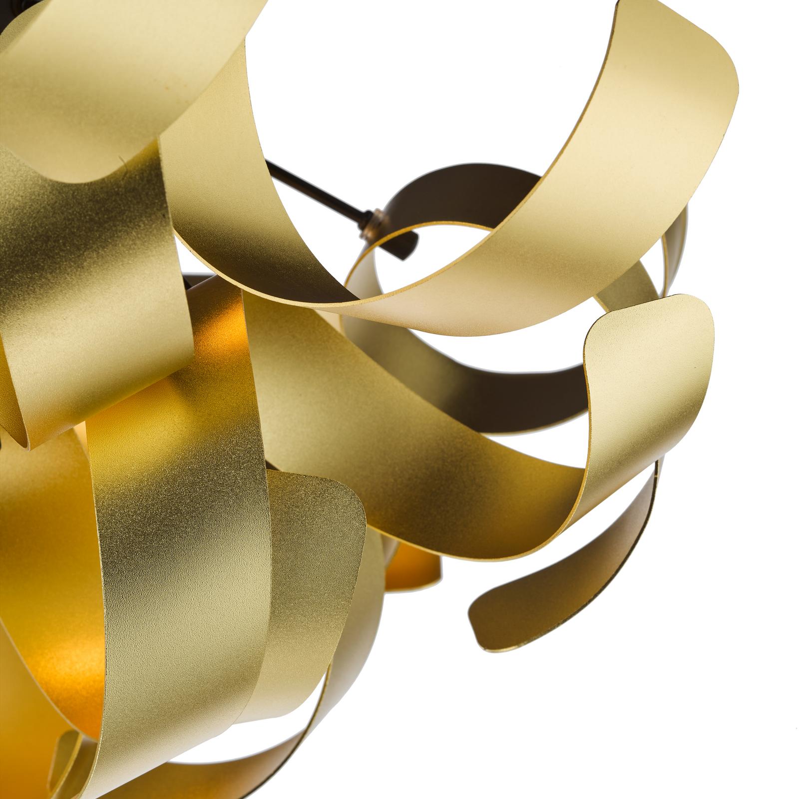 SWA0422-05 Swash 4 Light Flush Matt Black and Brushed Gold