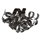 SWA0450-03 Swash 4 Light Flush Polished Chrome and Satin Black