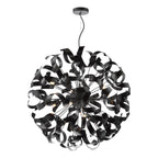 SWA1222-03 Swash 12 Light Pendant Matt Black and Satin Black