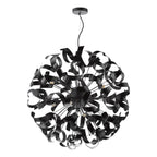 SWA1222-03 Swash 12 Light Pendant Matt Black and Satin Black