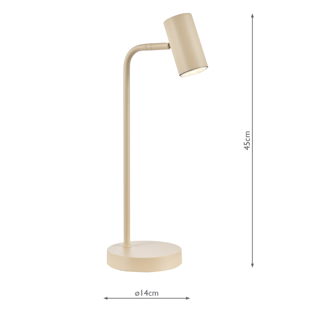 THI4129 Thierry Task Lamp Matt Taupe
