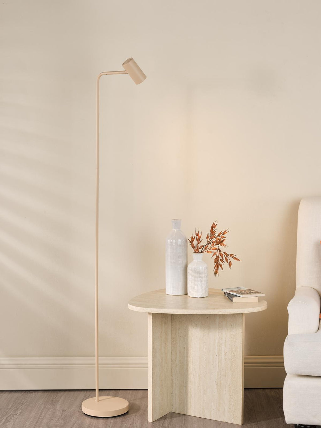 THI4929 Thierry Task Floor Lamp Matt Taupe