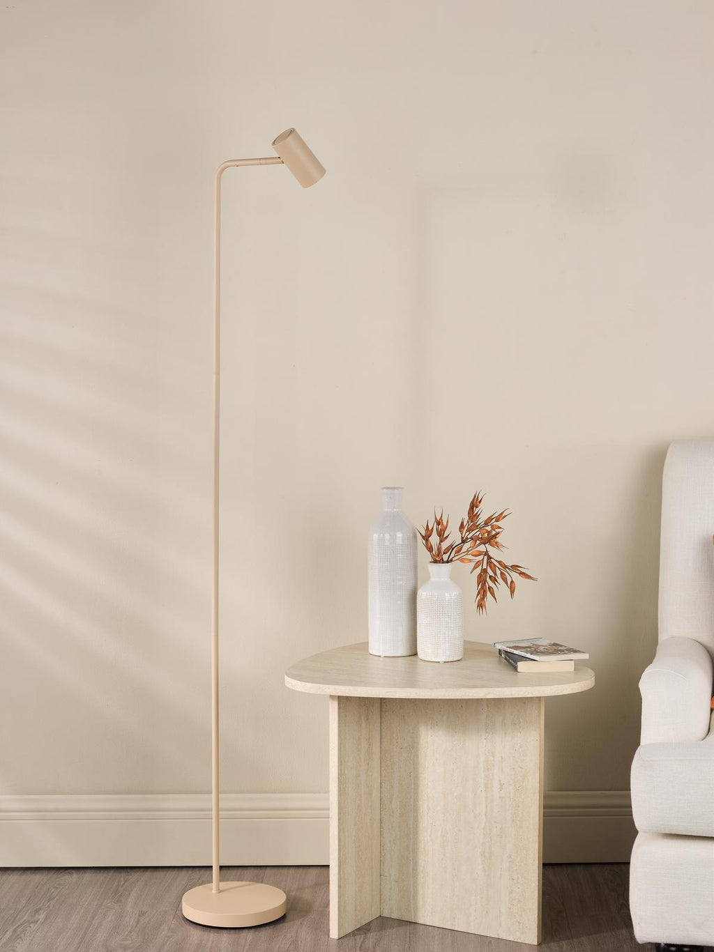 THI4929 Thierry Task Floor Lamp Matt Taupe