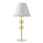 TIL4235-NER102 Tilda Table Lamp Satin Gold With Shade