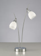 TL982 Lutina 2 Light Table Lamp Chrome (S)