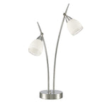 TL982 Lutina 2 Light Table Lamp Chrome (S)