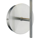 TUS0746-S1061 Tuscan Wall Light Satin Chrome With Shade