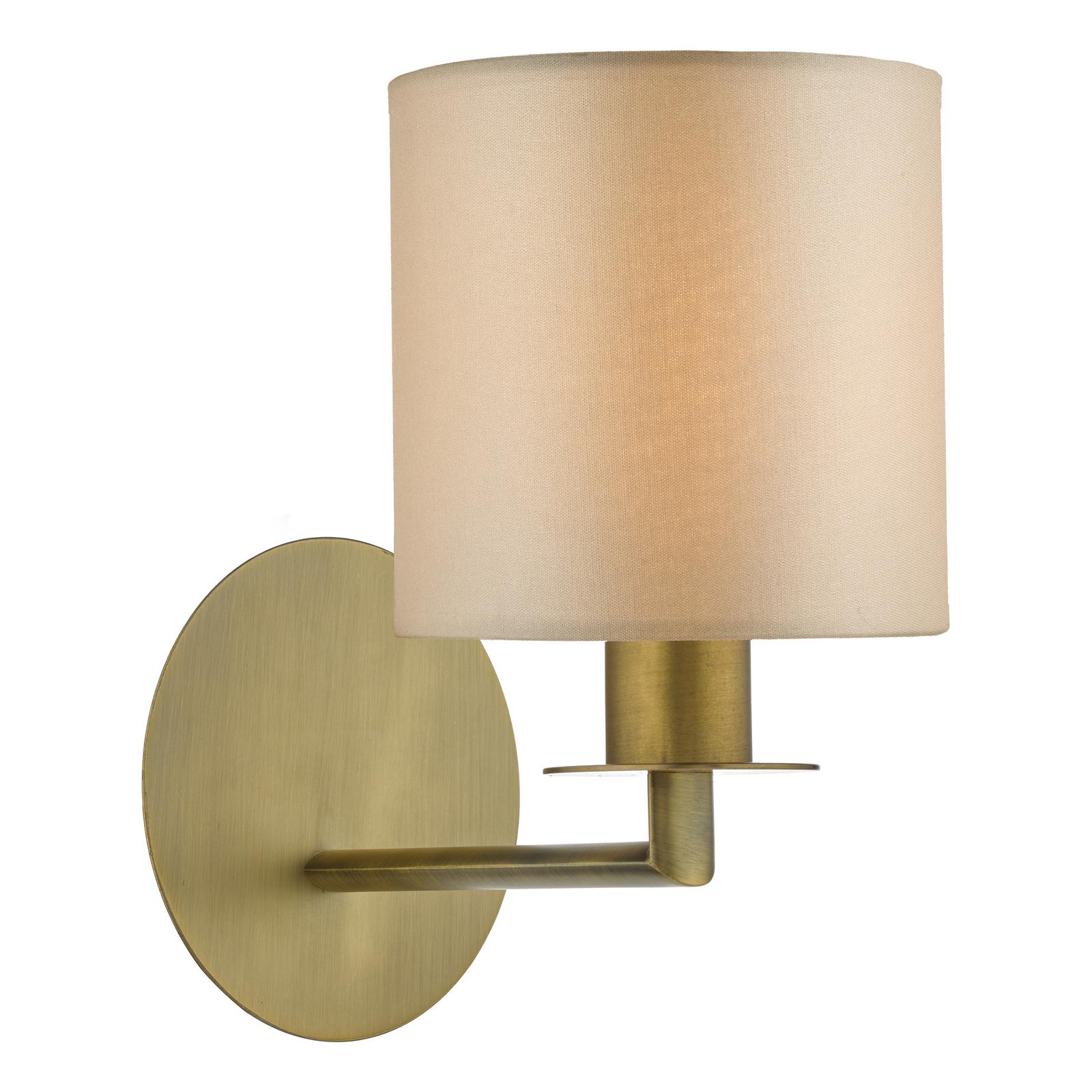 TYL0763-LYR2629 Tyler Wall Light Antique Bronze With Shade