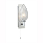 WB100 1 Light Bathroom Wall Light Chrome (S)