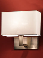 WB979/9892 1 Light Wall Bracket Bronze With Shade (S)