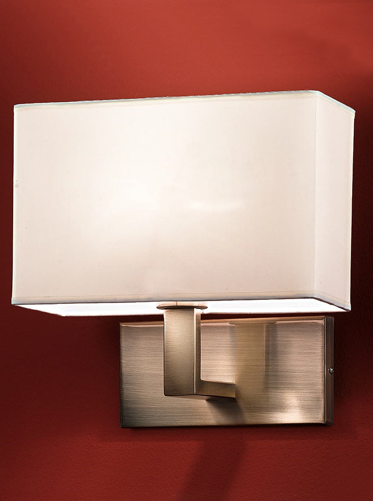 WB979/9892 1 Light Wall Bracket Bronze With Shade (S)