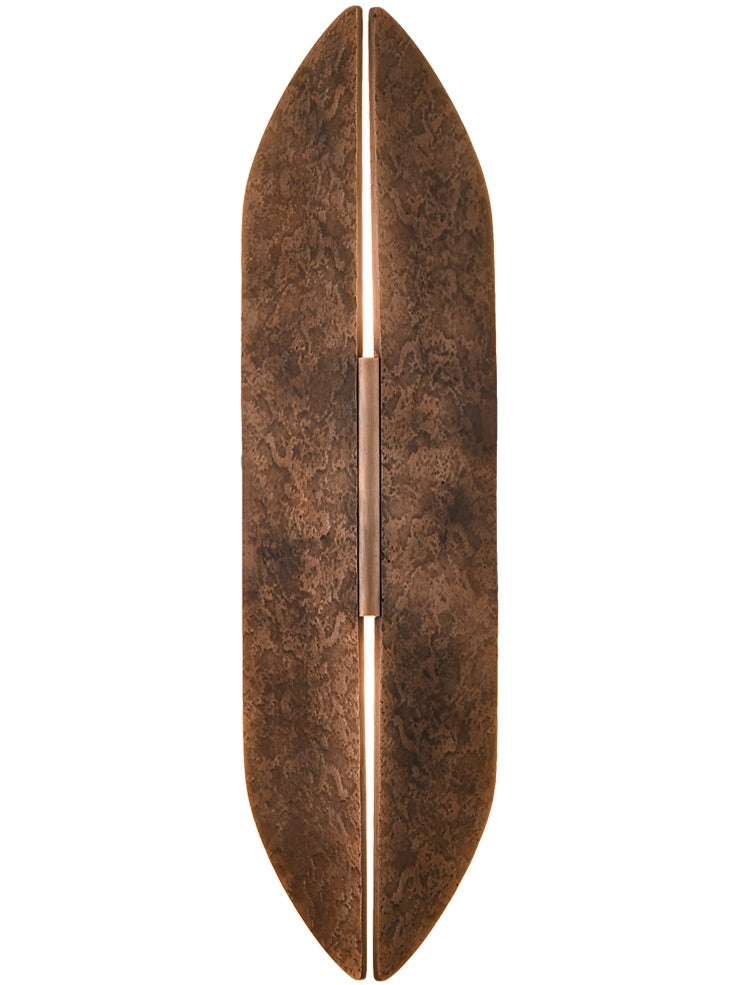 WB420 Warrior Outdoor Wall Light Large Antique Copper (S)