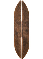 WB420 Warrior Outdoor Wall Light Large Antique Copper (S)