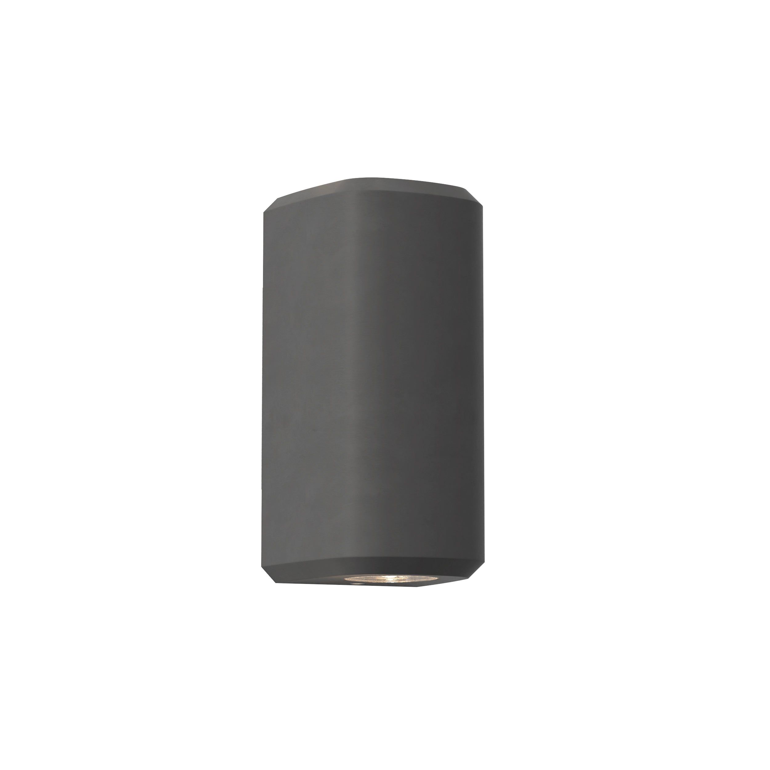 1513016 Brixham Outdoor Twin Wall Light Charcoal Concrete