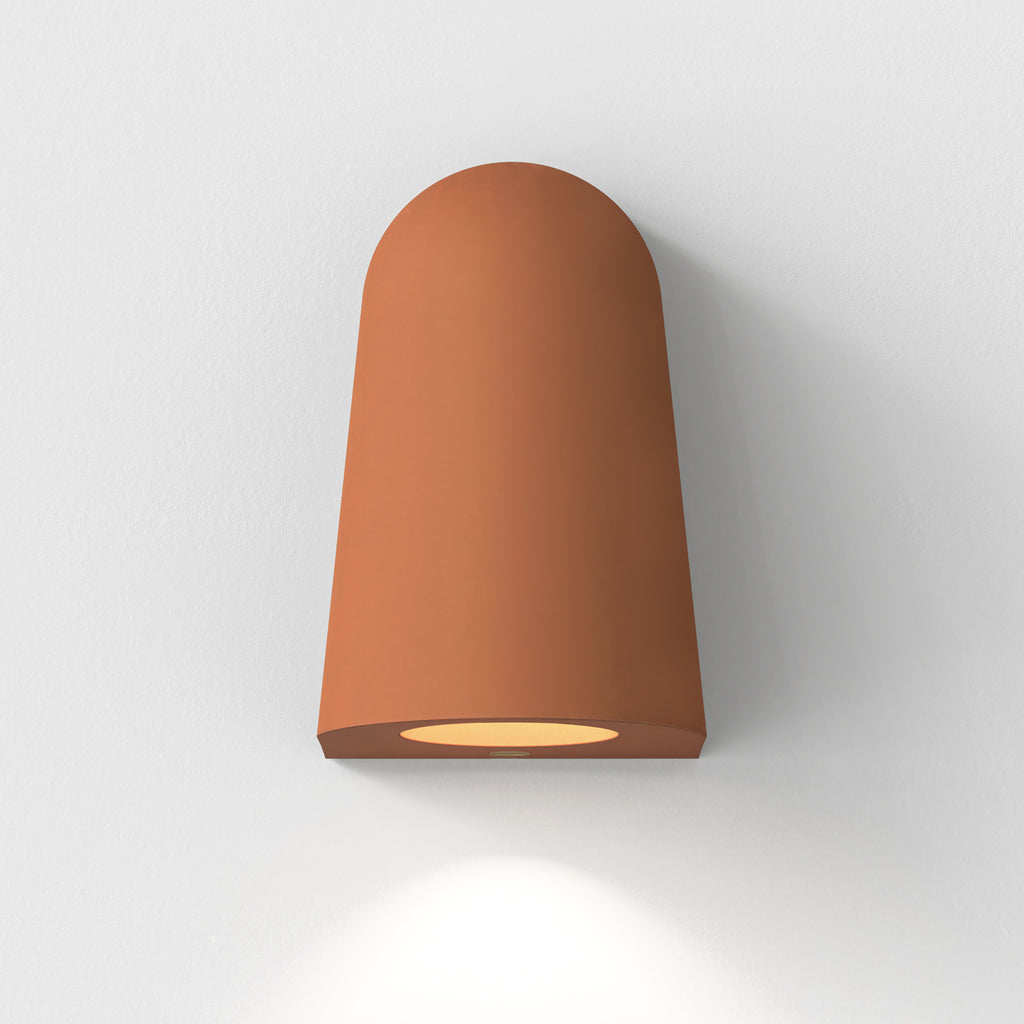 1317029 Mast Outdoor Wall Light Terracotta Concrete