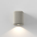 1513002 Brixham Outdoor Single Wall Light Matt Concrete