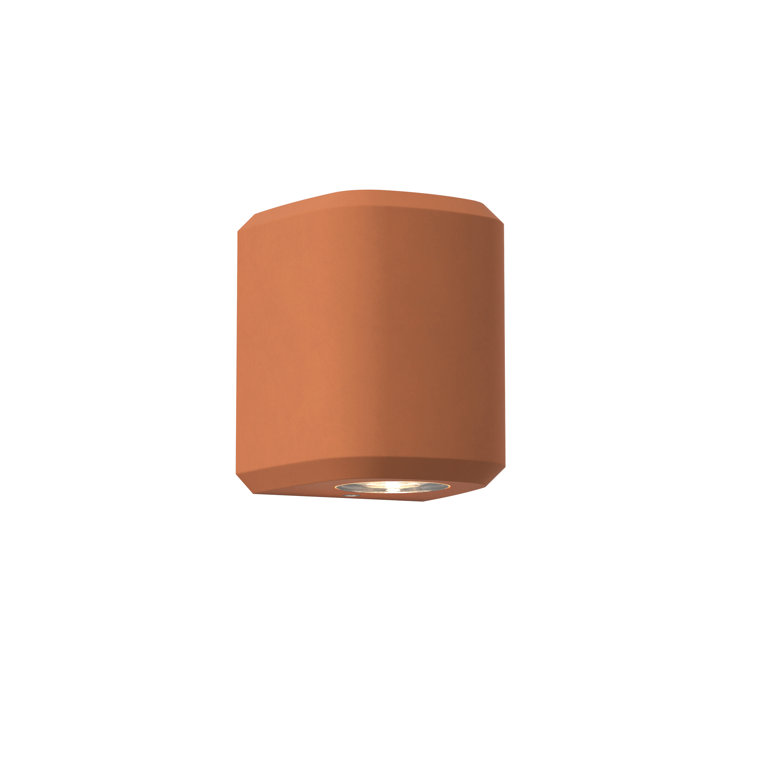 1513007 Brixham Outdoor Single Wall Light Terracotta Concrete