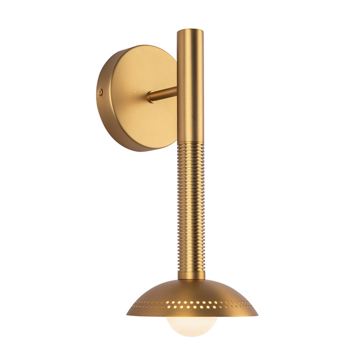 ALM-ARDEN-LED-1WB-BG Arden 1 Light LED Wall Light  Brushed Gold