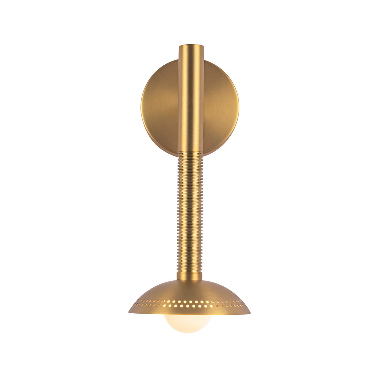 ALM-ARDEN-LED-1WB-BG Arden 1 Light LED Wall Light  Brushed Gold