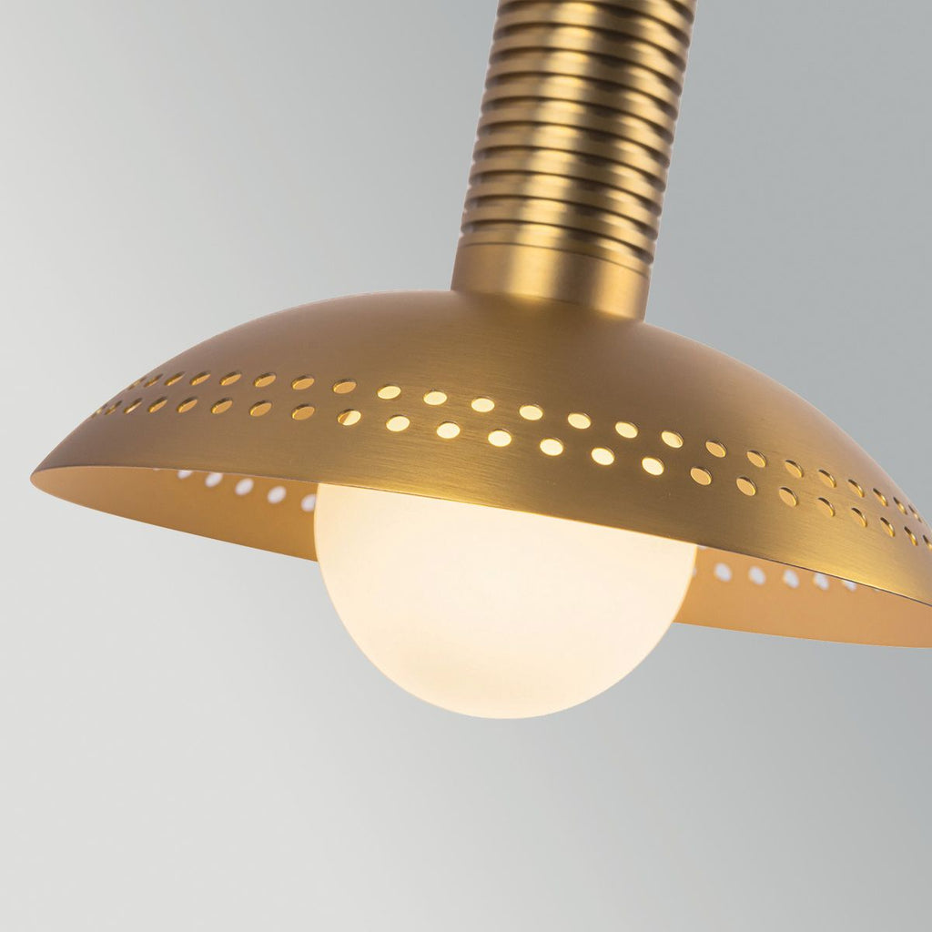 ALM-ARDEN-LED-1WB-BG Arden 1 Light LED Wall Light  Brushed Gold