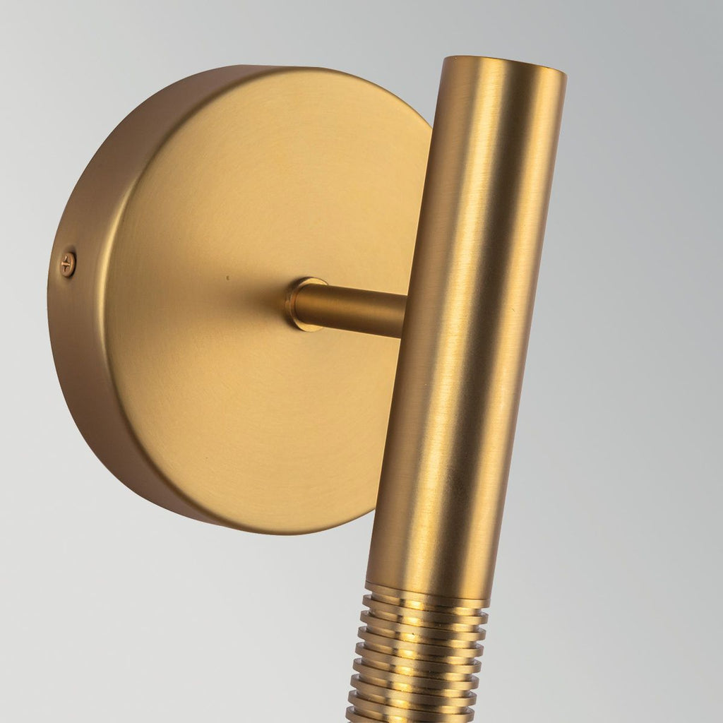 ALM-ARDEN-LED-1WB-BG Arden 1 Light LED Wall Light  Brushed Gold