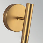 ALM-ARDEN-LED-1WB-BG Arden 1 Light LED Wall Light  Brushed Gold
