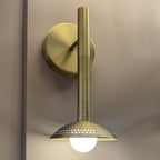 ALM-ARDEN-LED-1WB-BG Arden 1 Light LED Wall Light  Brushed Gold