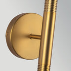 ALM-ARDEN-LED-2WB-BG Arden 2 Light LED Wall Light  Brushed Gold